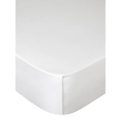 George Home white cotton flat sheet double - British product