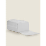 George Home white sateen cotton fitted sheet king - British product