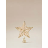 George Home natural star tree topper 23x28.5cm, UK version