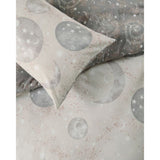 George Home double duvet set moons cream brushed cotton (British brand)