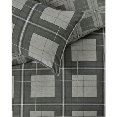 George Home dark grey reversible duvet set double - British product