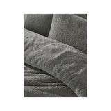 George Home grey plain teddy reversible duvet set single (British brand)