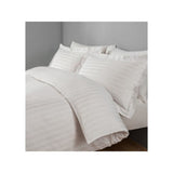 George Home 100% cotton sateen stripe duvet set King - British product