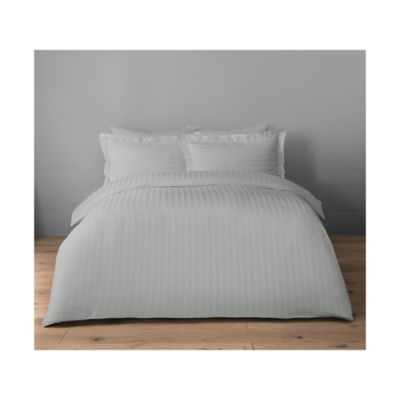 George Home cotton sateen stripe duvet set king size, UK version