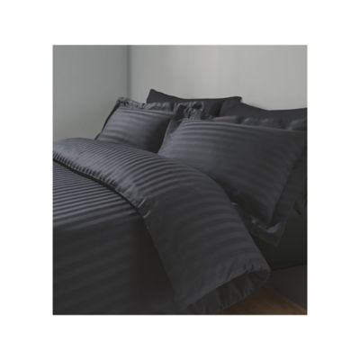 George Home cotton sateen stripe duvet set double, imported from the UK