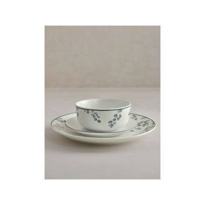At Home with Stacey Solomon white eucalyptus dinner set (British brand)
