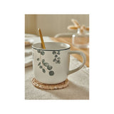Stacey Solomon white eucalyptus mug, imported from the UK