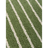 George Home green pinstripe bath mat 50x80cm - British product