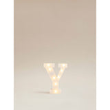 George Home alphabet light Y 16x4x22cm white plastic (British brand)