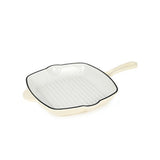 George Home Cream Enamelled Cast Iron Grill Pan 28cm, UK version