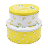 ASDA George Home Lemon Cake Tins 2 Piece Set Medium and Large- Buy online at McGrocer
