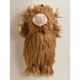 ASDA George Home Brown Highland Cow Hot Water Bottle 40 x 33cm- Buy online at McGrocer
