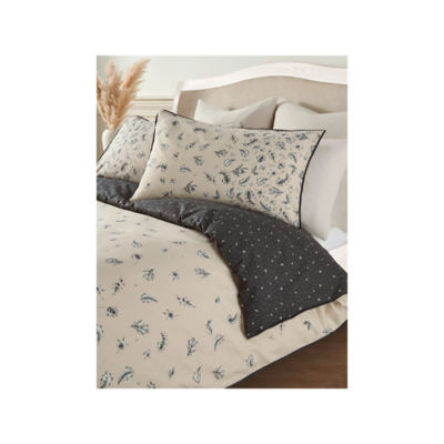 ASDA At Home with Stacey Solomon Leaves Cotton Reversible Duvet Set - Double- Buy online at McGrocer