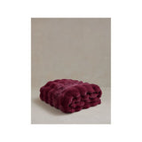 Stacey Solomon wine plain throw 120x150cm (British brand)