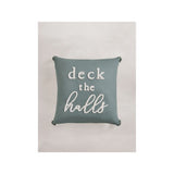 Stacey Solomon green Deck the Halls cushion 45x45 cm, imported from the UK