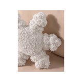 Stacey Solomon white snowflake-shaped cushion 45x45cm, UK version