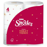 ASDA festive printed toilet tissue 4 rolls, imported from the UK