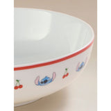 George Home Stitch Pink pasta bowl Disney character, UK version