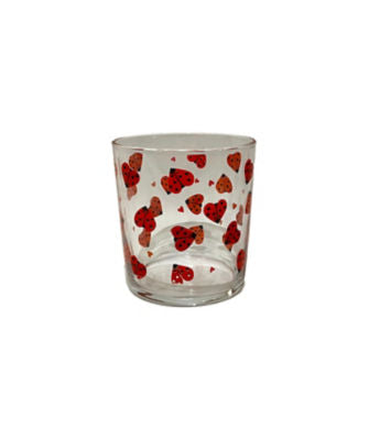 George Home ladybug mixer glass with decal (British brand)