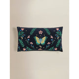 ASDA George Home Navy Butterfly Embroidered Cushion 55 x 30cm- Buy online at McGrocer