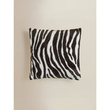 ASDA George Home Black Zebra Striped Tufted Cushion 45 x 45cm- Buy online at McGrocer