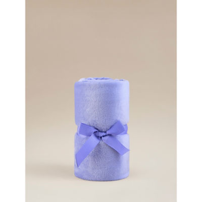 George Home plain super soft throw blanket - British product