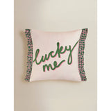 ASDA George Home Square Lucky Me Embroidered Frill Cushion 45 x 45cm- Buy online at McGrocer