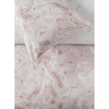 George Home pink marble effect duvet set double (British brand)