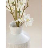 George Home white artificial blossom vase 50cm - British product