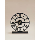 ASDA George Home Black Skeleton Mantel Clock 30 x 6 x 32cm- Buy online at McGrocer