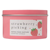 Strawberry tin candle 140g, UK version