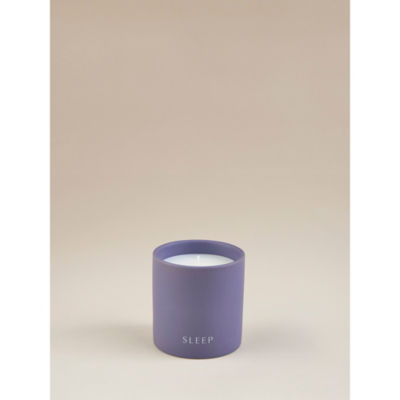 George Home Sleep Candle ceramic jar purple - British product
