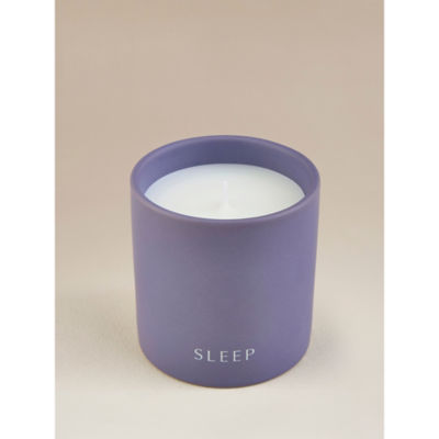 George Home Sleep Candle ceramic jar purple - British product