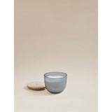 George Home grey wellness candle with wooden lid - British product