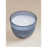 George Home Blue Wellness Unwind candle 9x11cm (British brand)