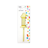 George Home gold foil number 1 cake topper - British product