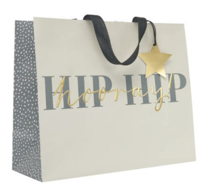 George beige extra large premium gift bag - British product