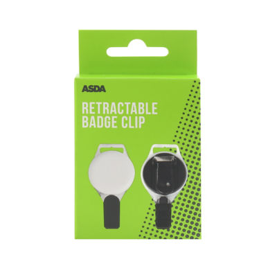 ASDA retractable badge clip (British brand)