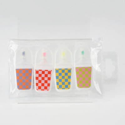 ASDA Lucky Charm mini highlighters 4 pack stationery, UK version