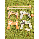 Hapello multi-coloured croquet set for children - British product