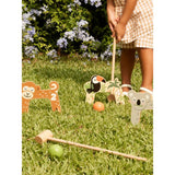 Hapello multi-coloured croquet set for children - British product