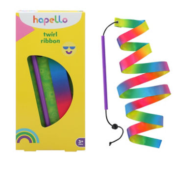 Hapello twirl ribbon toy for outdoor play - British product