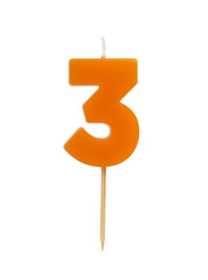 George Home number candle 3, UK version
