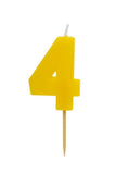 George Home number candle 4 - British product