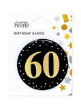 George Home number 60 badge 85mm diameter, UK version