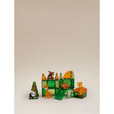 Hapello magnetic tiles 50-piece jungle animal set, imported from the UK