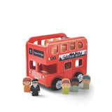 ASDA George Home Red Wooden Tour Bus Toy 19 x 22 x 15cm- Buy online at McGrocer