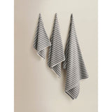 ASDA George Home Grey Pinstripe Cotton Hand Towel- Buy online at McGrocer