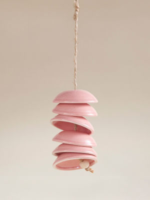 ASDA George Home Pink Windchime 7.3x7.3x30cm- Buy online at McGrocer