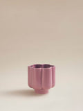 George Home pink flower planter dolomite 16x15.5cm, UK version